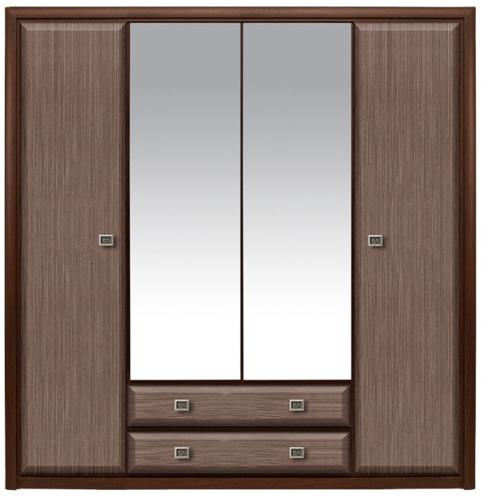 Фото Шкаф Коен SZF4D2S (214) четырехдверный от производителя Black Red White (БРВ) в Джанкое по цене 60&nbsp;370 ₽