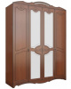 Фото Шкаф Лотос лакированный ШР-4 (178) четырехдверный от производителя Браво-мебель в Джанкое по цене 55&nbsp;190 ₽
