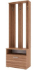 Прихожая ПР-8 (Цвет корпуса:орех экко, цвет фасада:орех экко (Пирамида) )