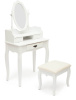 Фото Стол туалетный с пуфом NY-V3024 от производителя Tetchair в Джанкое по цене 19&nbsp;780 ₽