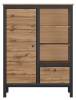 Фото Шкаф Loft REG1D1S/90 от производителя Black Red White (БРВ) в Джанкое по цене 16&nbsp;360 ₽