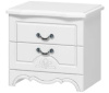 Фото Тумба прикроватная Лотос белый от производителя Браво-мебель в Джанкое по цене 6&nbsp;320 ₽